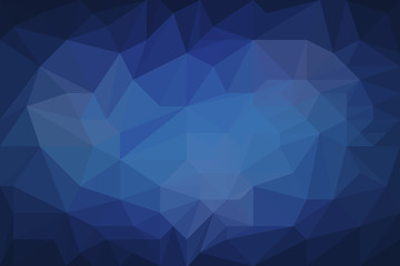 blue abstract polygonal background