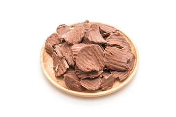 potato chips with chocolate