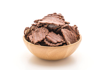 potato chips with chocolate