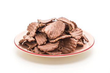 potato chips with chocolate