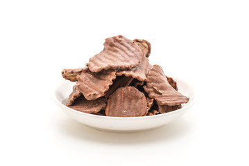 potato chips with chocolate
