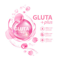 Gluta collagen Serum Skin Care Cosmetic