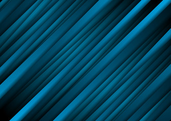 Obraz premium Dark blue abstract diagonal stripes background