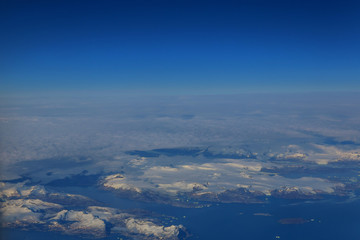 Fototapeta na wymiar Cloud sky view from aeroplane