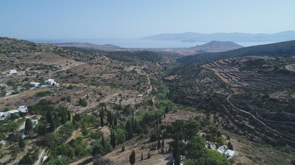 Fototapeta na wymiar Grèce Cyclades île de Paros Village de Lefkes