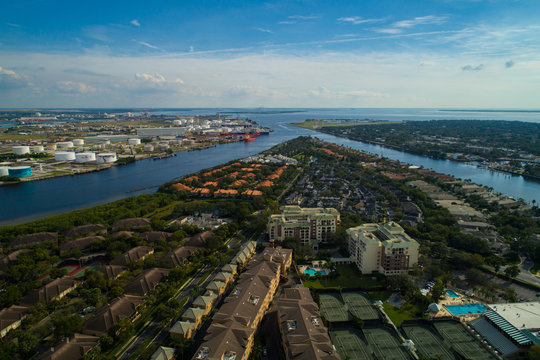 Aerial image Tampa Bay FL