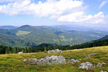 View of mountains near Kainach, Austria
