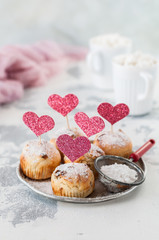 Valentine Sultana Cupcakes