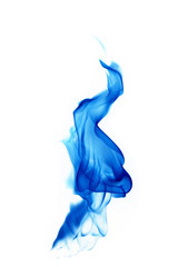 Abstract blue fire flame