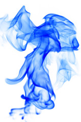 Abstract blue fire flame