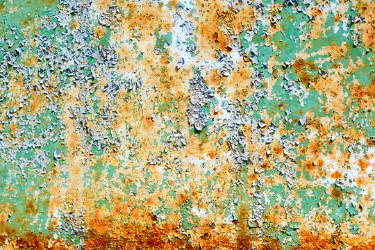 old metal iron rust texture. Structure background. © jozefklopacka