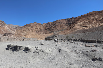 Entrance to Mosaic Canyon in Death Valley National Park. California. USA