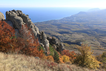 mount demerdzhi in the crimea