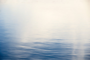 Calm sea water with background  