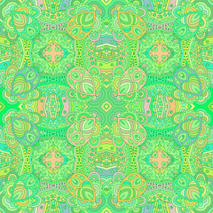 Green decorative seamless pattern.