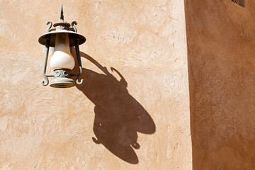 in oman the street lamp