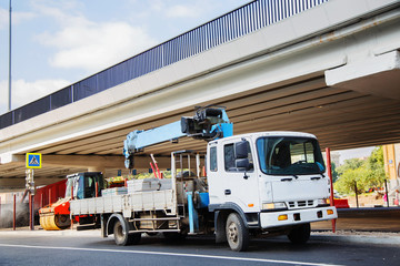 Mobile сrane truck © Georgii
