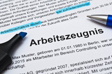 Arbeitszeugnis