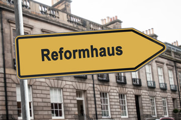 Obraz premium Schild 238 - Reformhaus