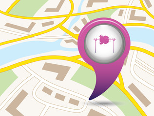 Grilled chicken icon