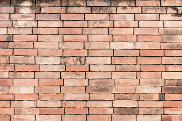 Brick wall texture or brick wall background for interior design business. exterior decoration and industrial construction idea concept design.