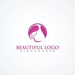Beauty care Logo Template. Vector Illustrator Eps.10