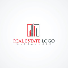 Real estate Logo Template. Vector Illustrator Eps.10