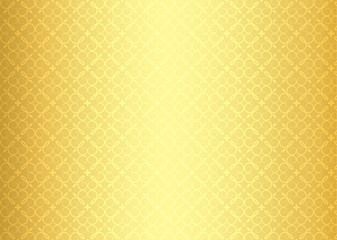 Luxury golden background with ornamental pattern