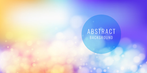 Abstract background with blurred shapes and soft light.