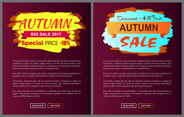 Only Today Autumn Sale -35 Advert Promo Poster