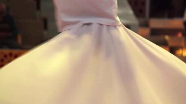 Konya / turkey - 23 August 2017: Mevlana Culture Centre Whirling Dervishes Sacred Ceremony.