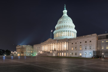 US Capitol at night - Washington DC