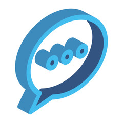 speech bubble isolated icon vector illustration design