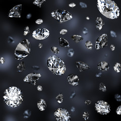 diamond rain - obrazy, fototapety, plakaty