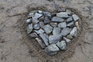 Herz aus Stein