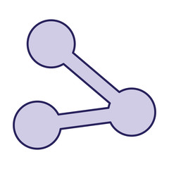 share symbol isolated icon vector illustration design