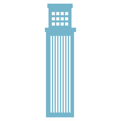skyscraper building isolated icon vector illustration design