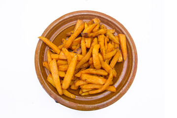 frites de patates douces