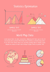 Obraz premium Statistics Optimization Method Vector Illustration