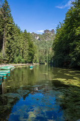 Der Amselsee in der Sächsischen Schweiz