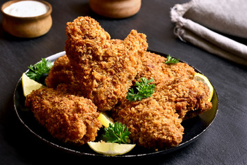Crispy chicken wings