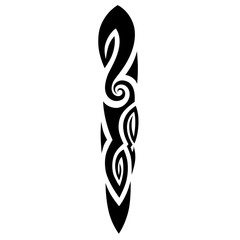 Tattoo tribal maori vector designs element. Tribal tattoos. Art tribal tattoo. Vector sketch of a tattoo. Idea for design. Maori style tattoo.