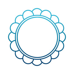 Beautiful flower symbol icon vector illustration graphic design