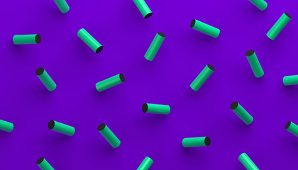 Abstract 3d rendering of geometric shapes. Modern background design for poster, cover, branding, banner, placard.