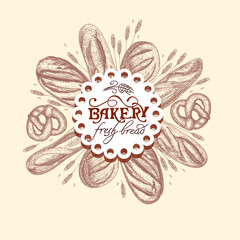 Banner for a bakery.