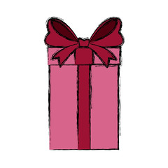 Giftbox present symbol icon vector illustration graphic design