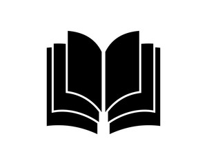 Black Book for Student Learning Illustration Logo SIlhouette