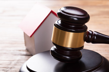House Model With Gavel