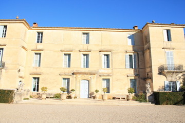 Fototapeta na wymiar Château de flaugergues à Montpellier, France