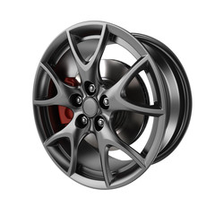 Obraz premium car disks over the white background